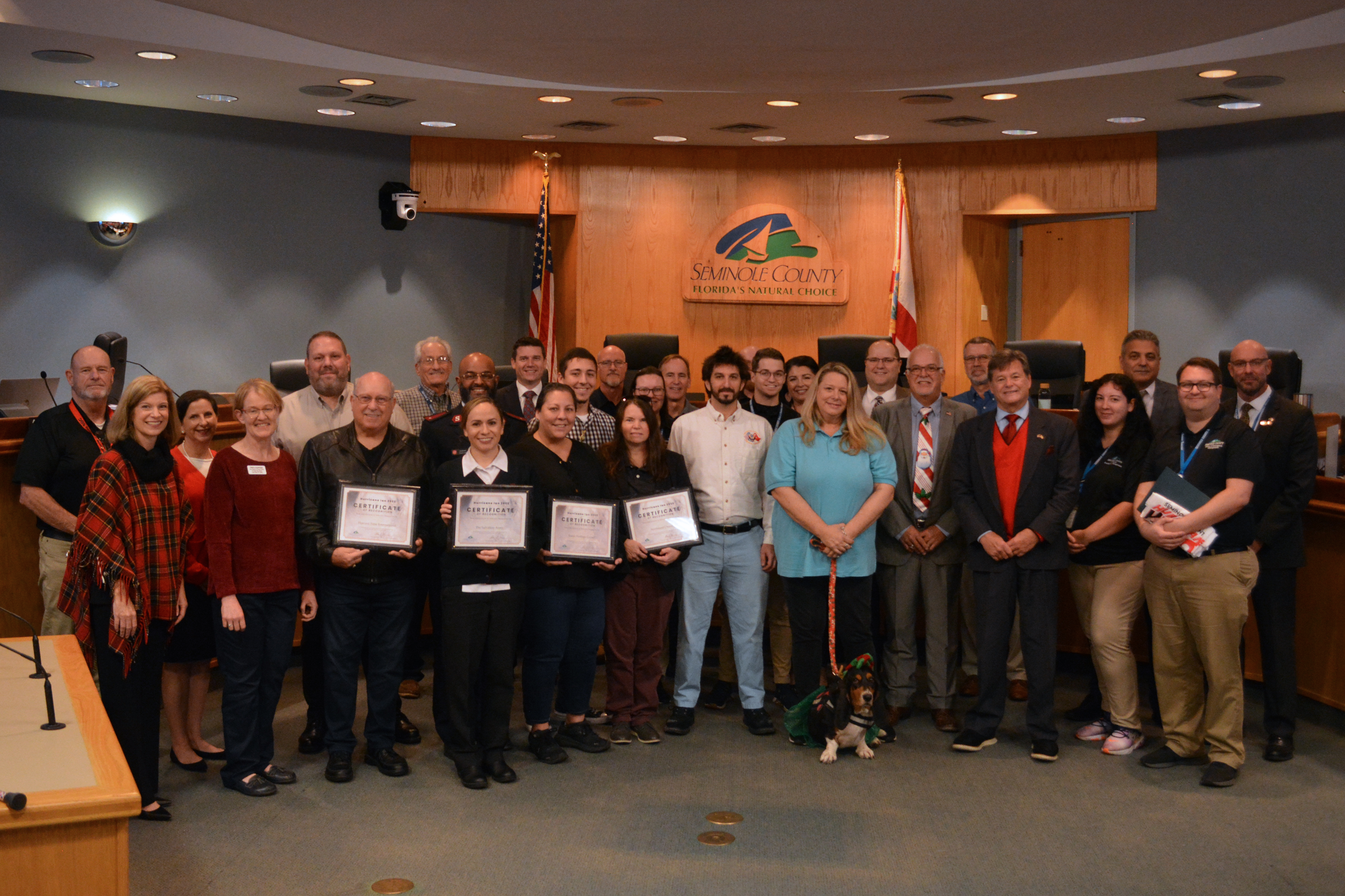 Presentation — Thanking Volunteers and Staff for Work During Hurricane Ian. (Alan Harris, Chief Administrator, Office of Emergency Management) 