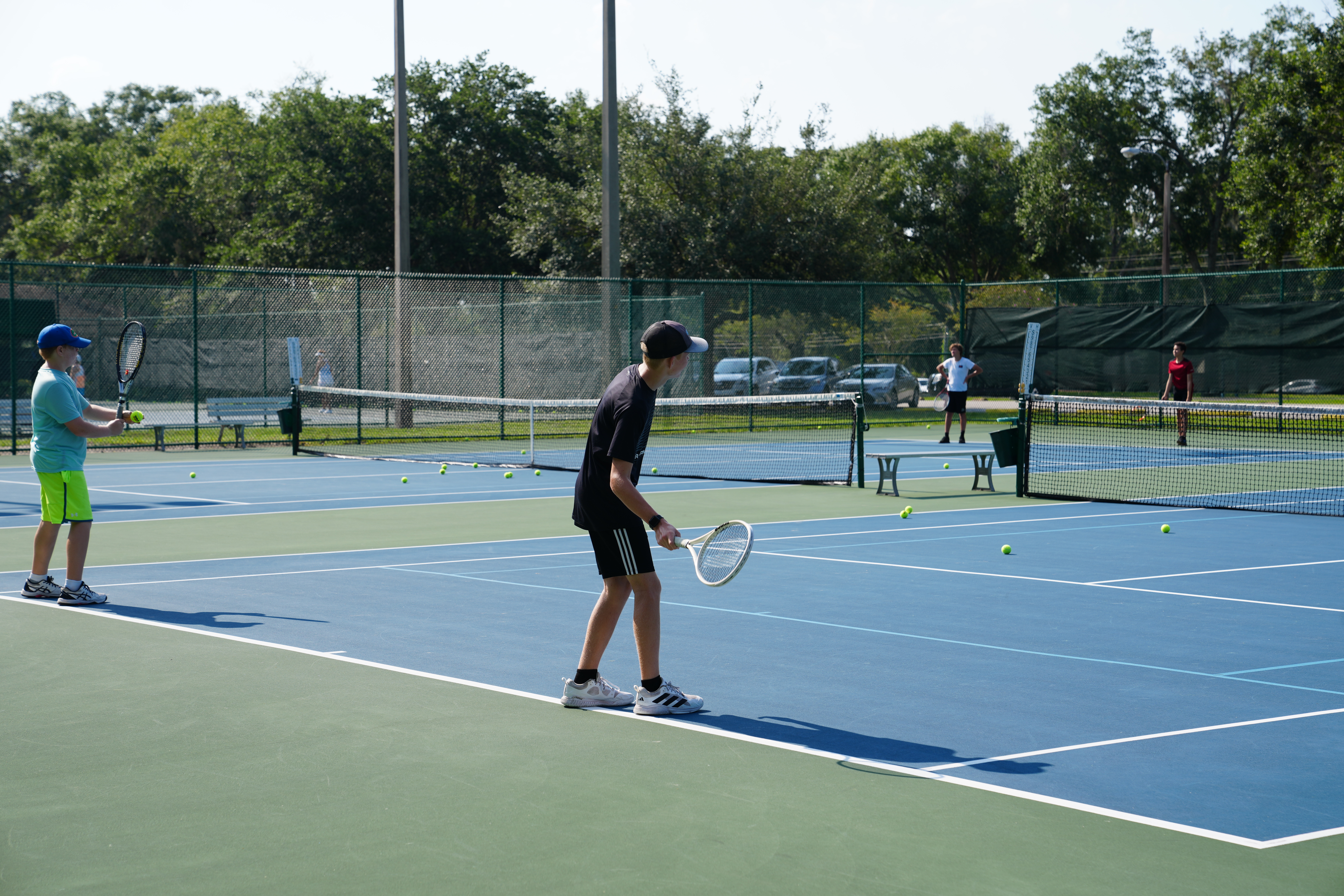 tennis practice