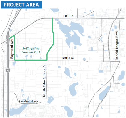 Rolling Hills Area Corridor Improvements Phase 1 Map Map
