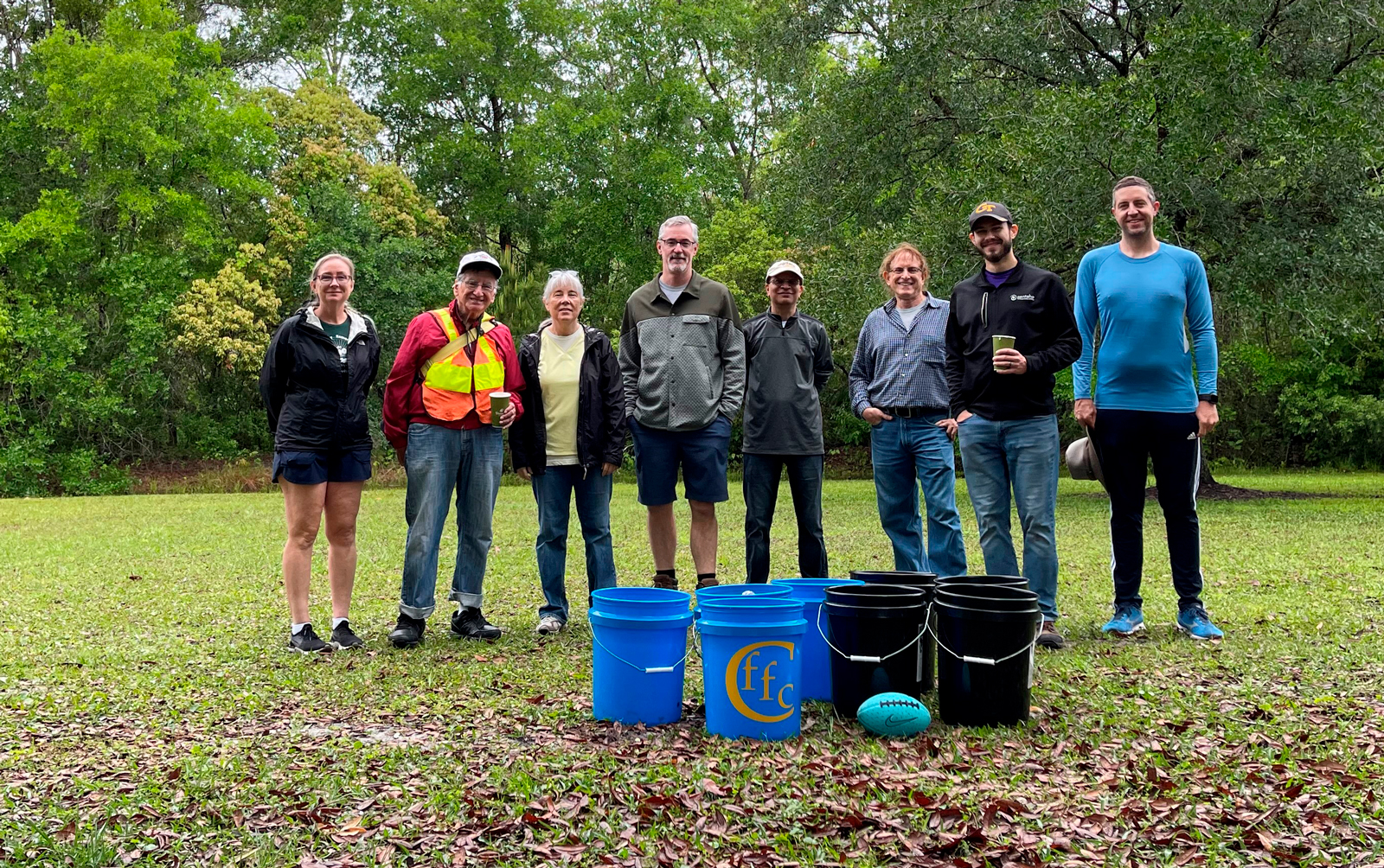 Group of volunteers for Adopt-A-Park