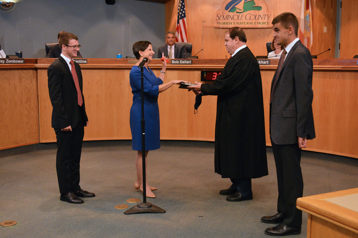 2020 Swearing In Ceremony for Commissioner Andria Herr Gallery Image
