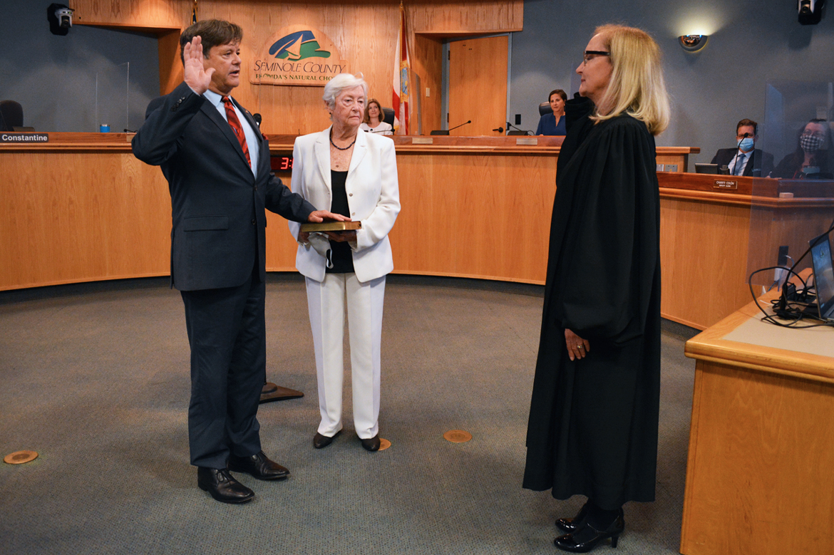 2020 Swearing In Ceremony for Commissioner Lee Constantine Gallery Image