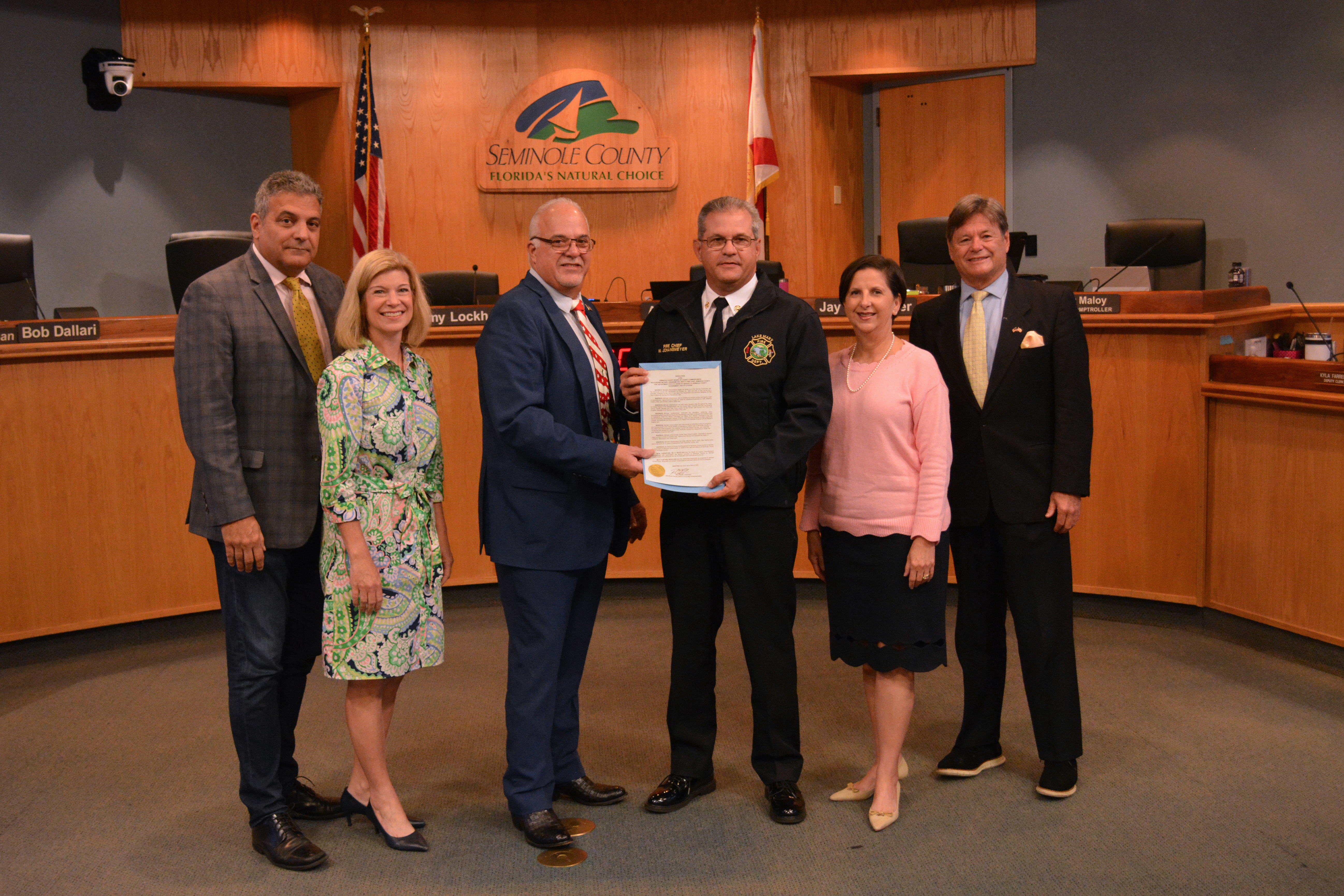 Michael Johansmeyer Retirement Resolution Gallery Image