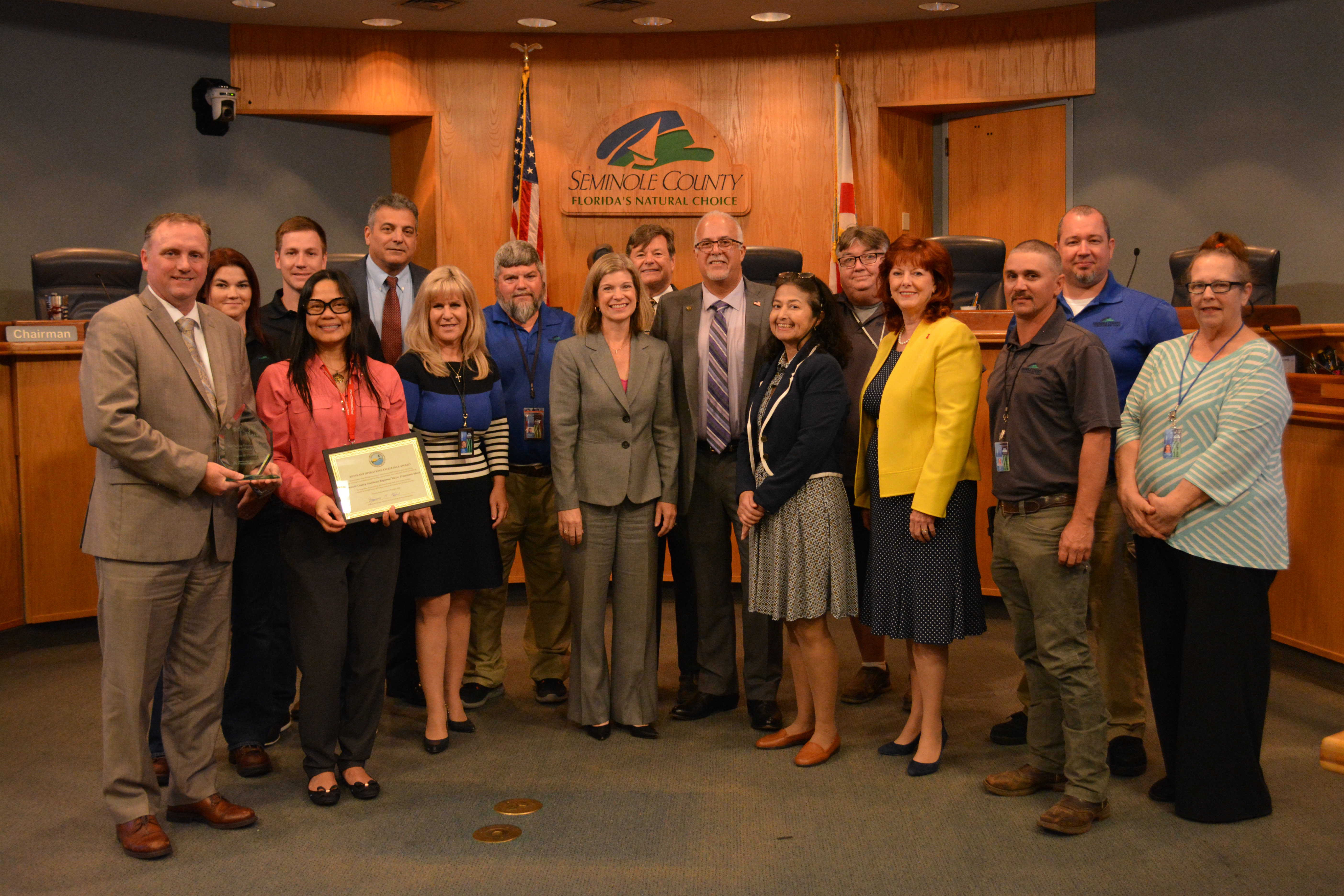 2019 Drinking Water Plant Operations Excellence Award SERWTP Gallery Image