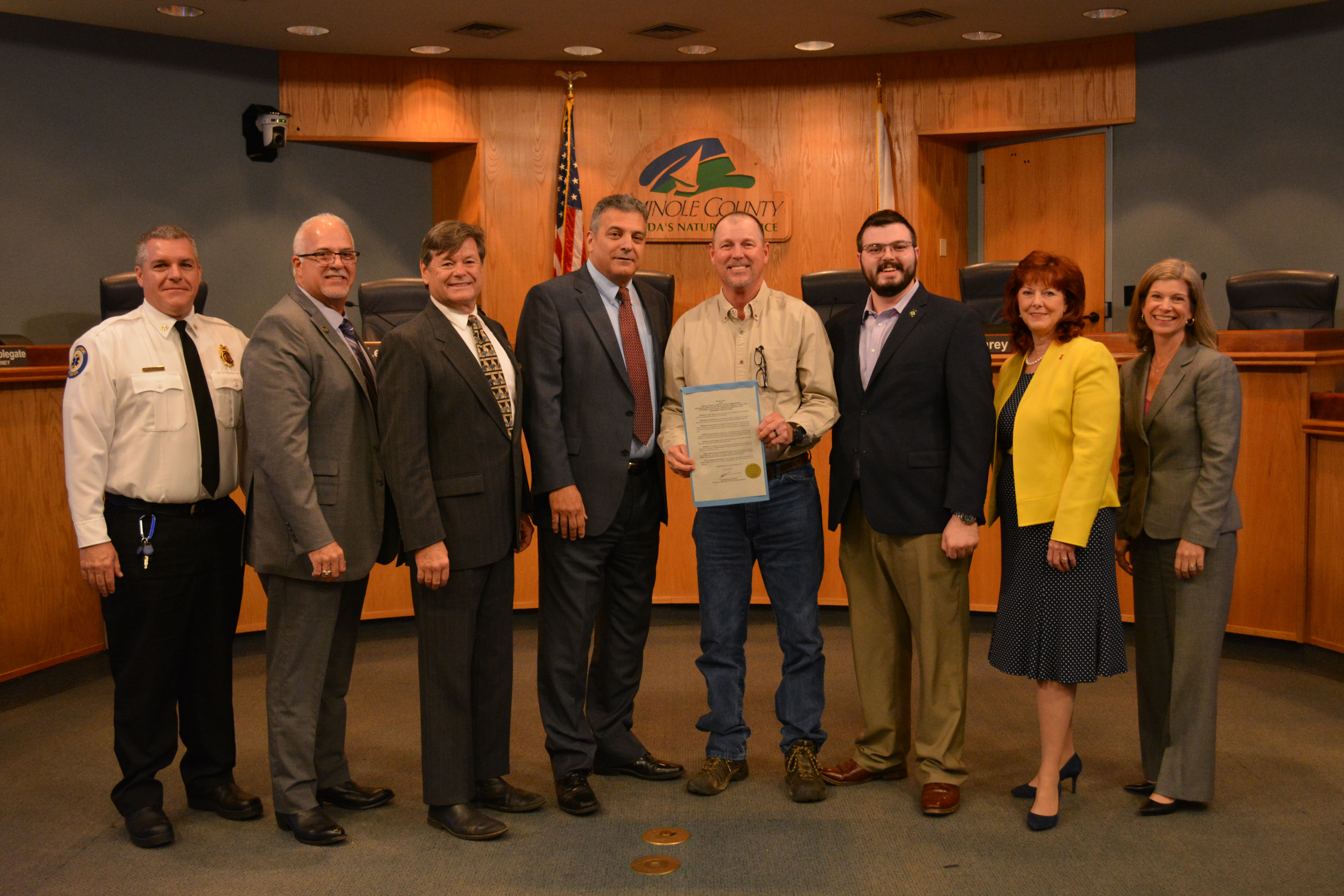 Daniel Holder Retirement Resolution Gallery Image