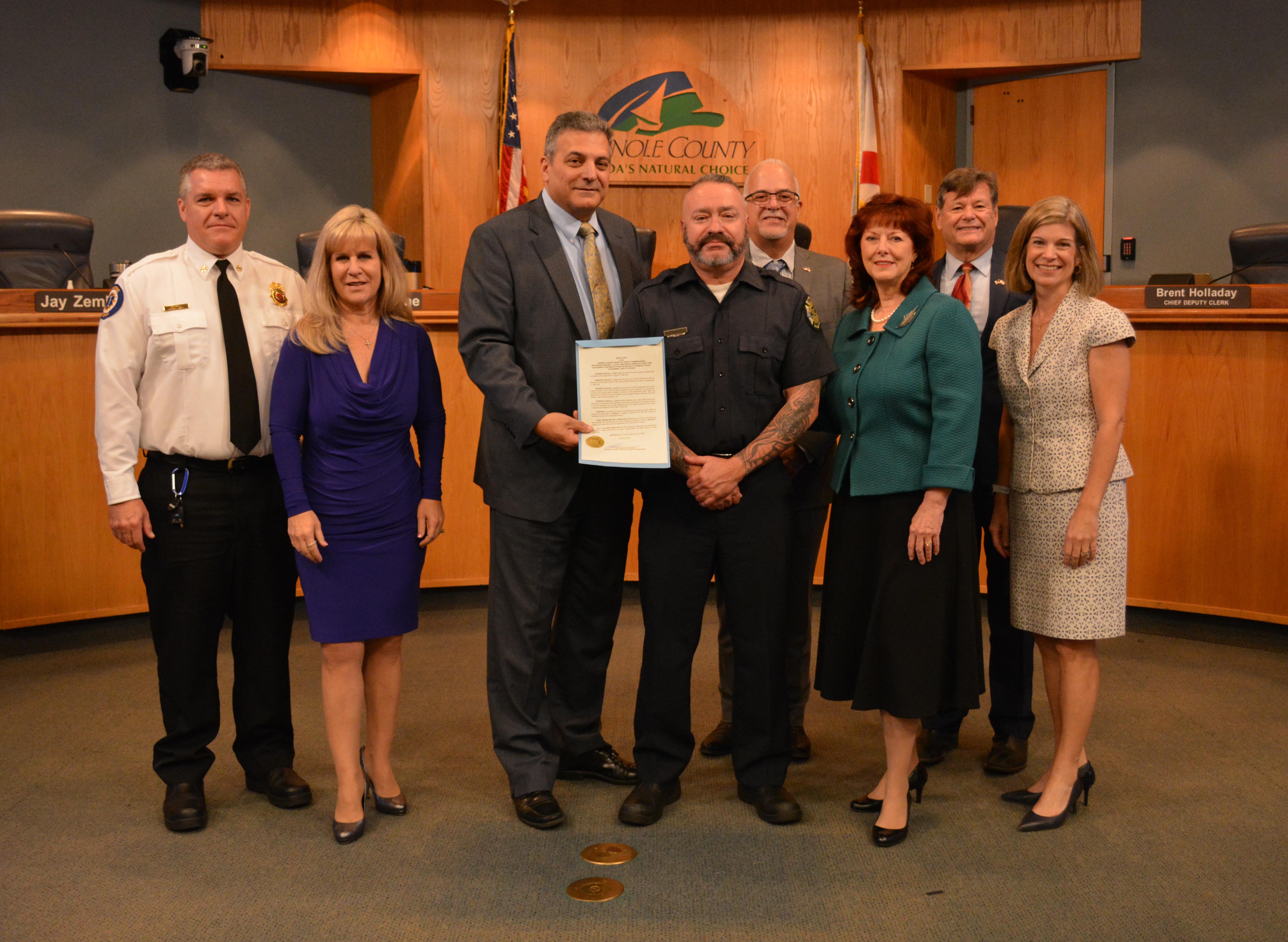 Michael L. Lloyd Retirement Resolution Gallery Image