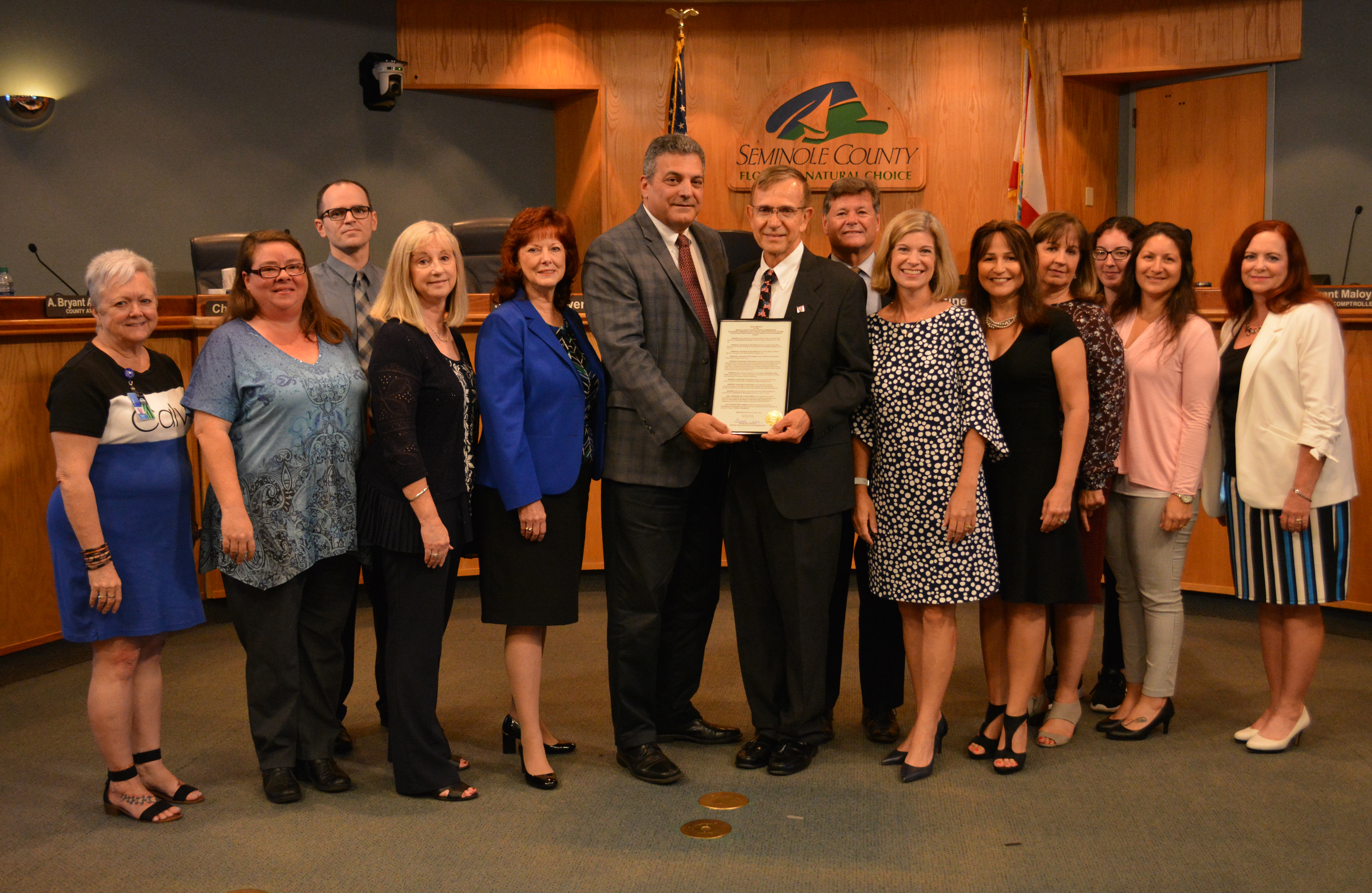 Veteran of the Month July 2019 - Commander Rene (Ray) Hooper with Purchasing and Contracts Division Staff Gallery Image