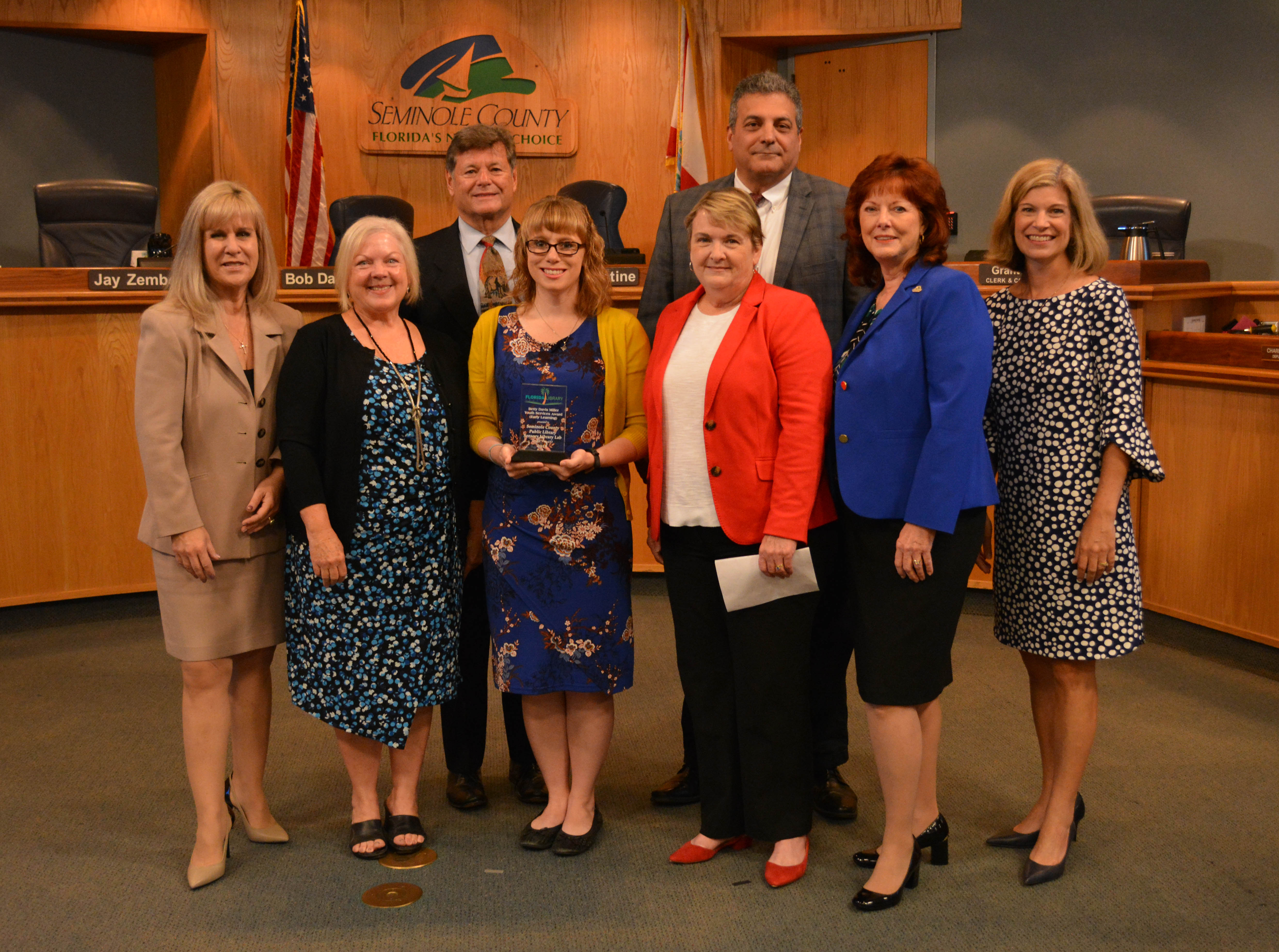 Library Services Division: 2019 Betty Davis Miller Award Presentation Gallery Image