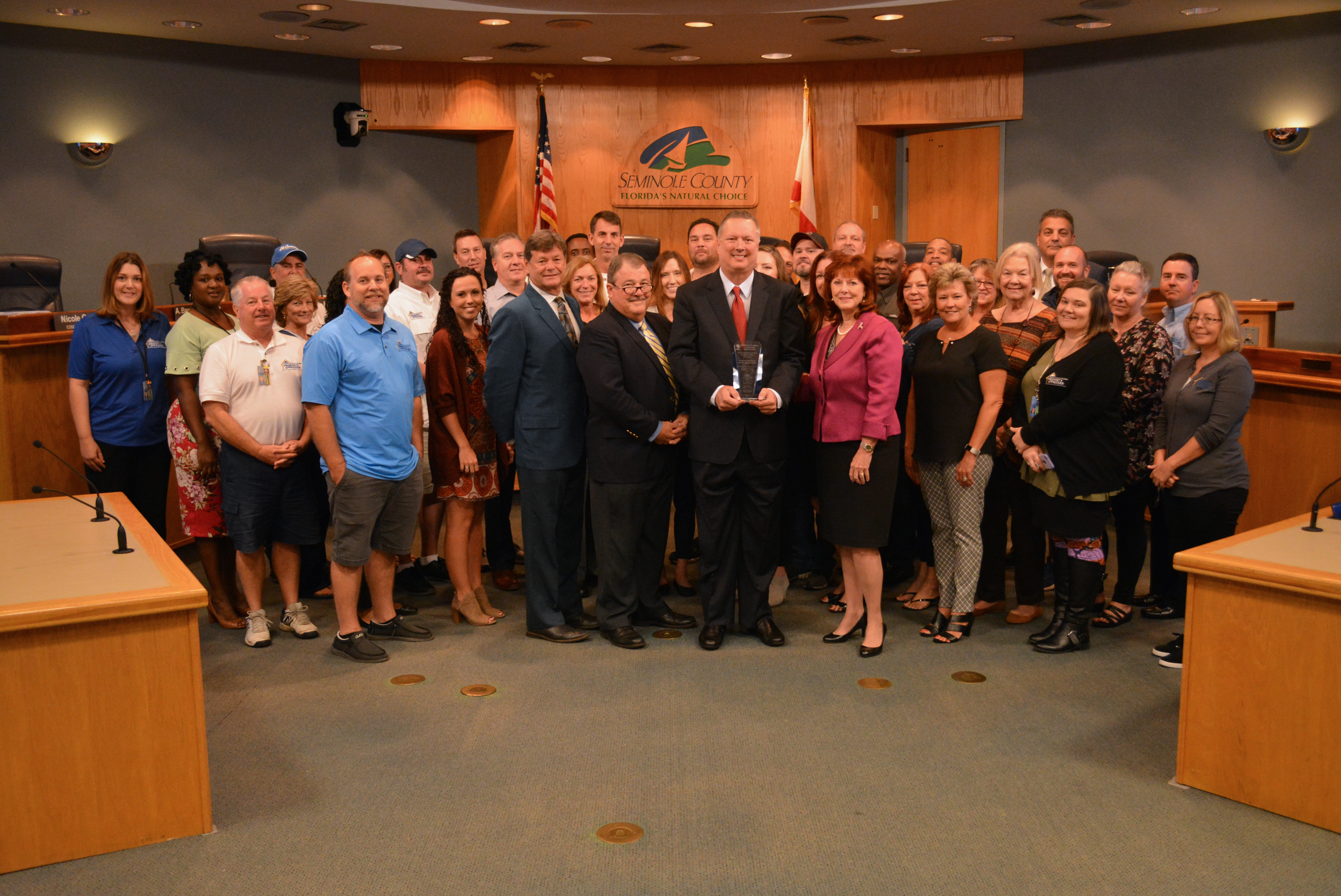 Seminole County Property Appraiser’s Office Recertification of Certificate of Excellence in Assessment Administration Award Gallery Image