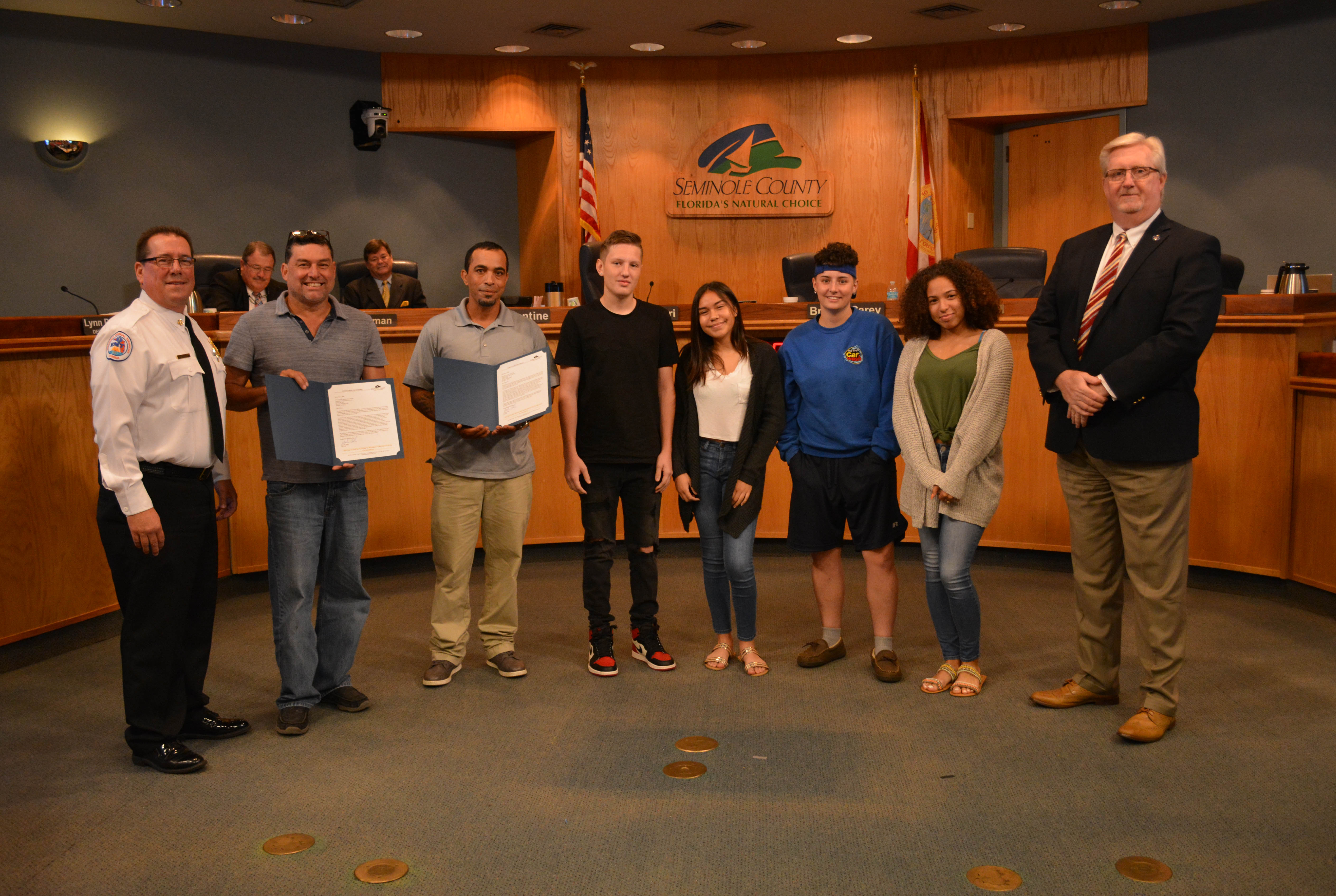 Special Recognition for Dominic Mancini and Nelson Ferrer (Life Saving Award) Gallery Image