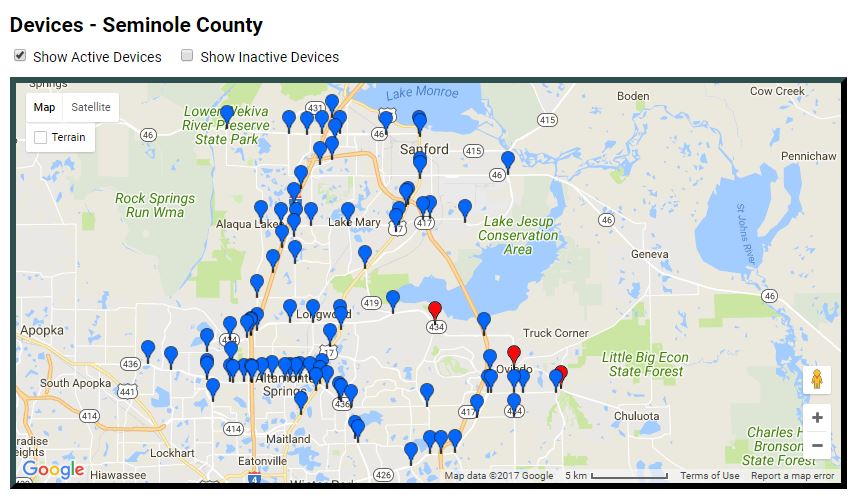 BlueTOAD-Locations