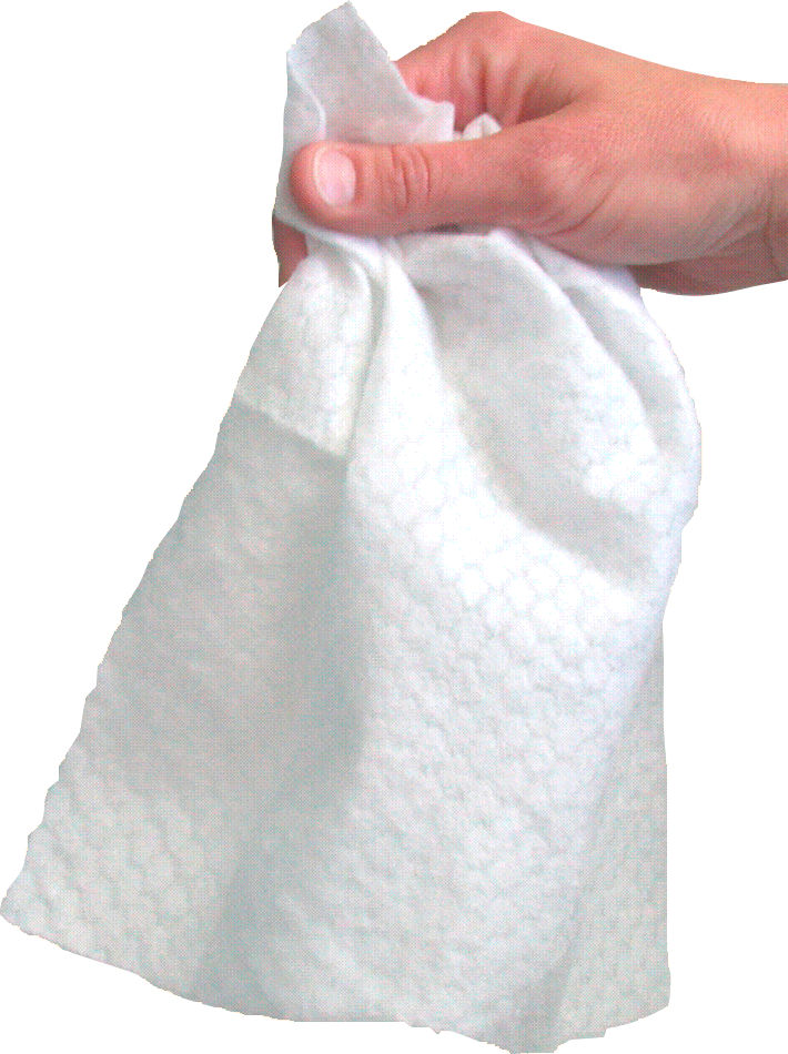 Hand-holding-wipe